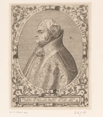 Portret van paus Pius II