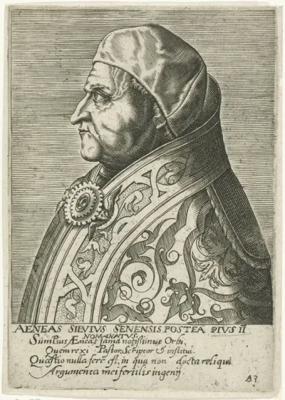 Portret van paus Pius II