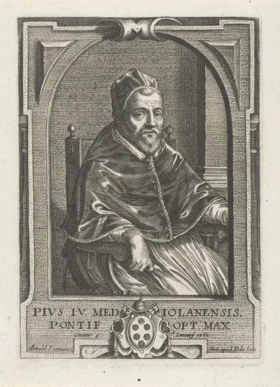Portret van paus Pius IV