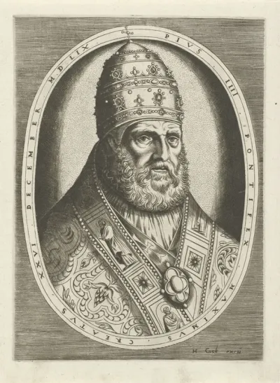 Portret van paus Pius IV