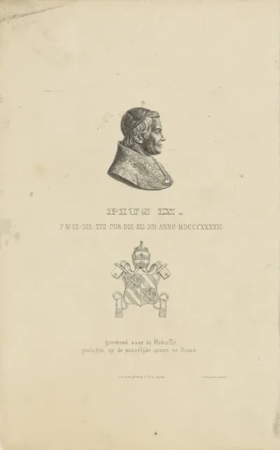 Portret van paus Pius IX