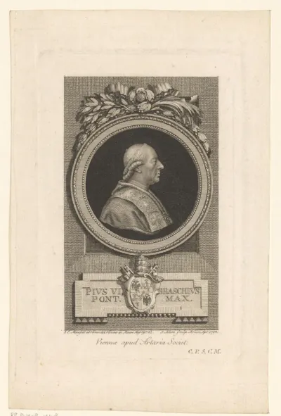 Portret van paus Pius VI