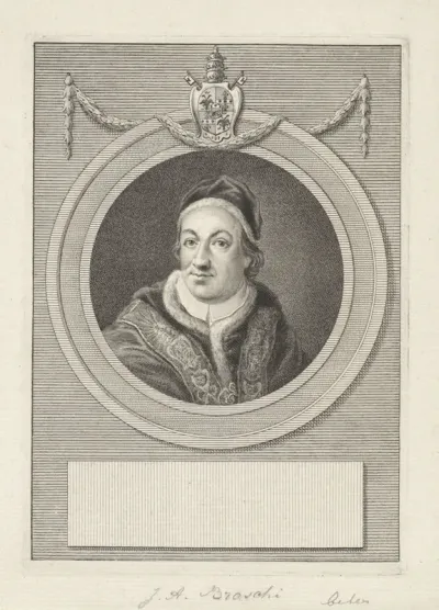 Portret van paus Pius VI