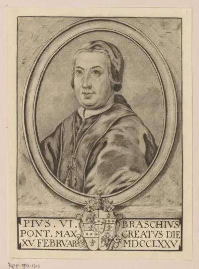 Portret van paus Pius VI