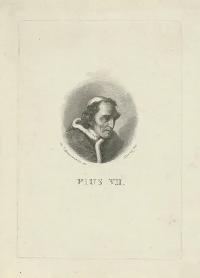 Portret van paus Pius VII