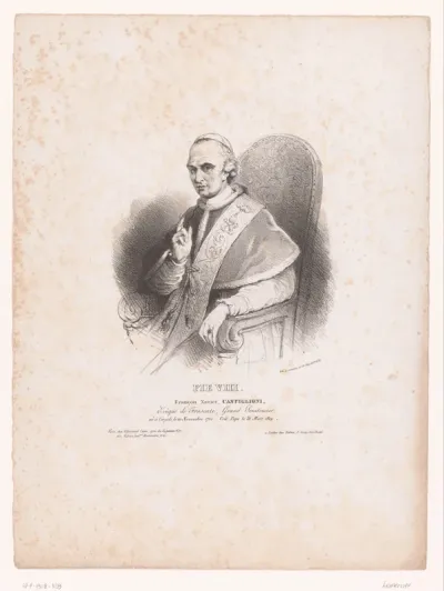 Portret van Paus Pius VIII