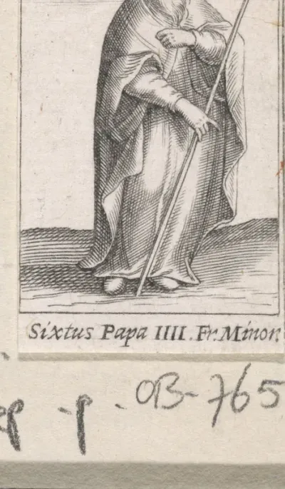 Portret van paus Sixtus IV