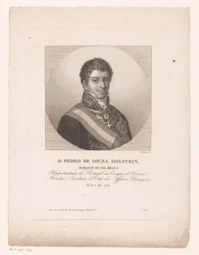 Portret van Pedro de Sousa Holstein, hertog van Palmela