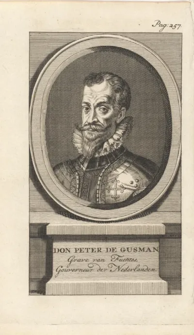 Portret van Pedro Enriquez de Acevedo, graaf van Fuentes