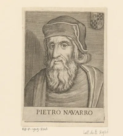 Portret van Pedro Navarro, hertog van Oliveto