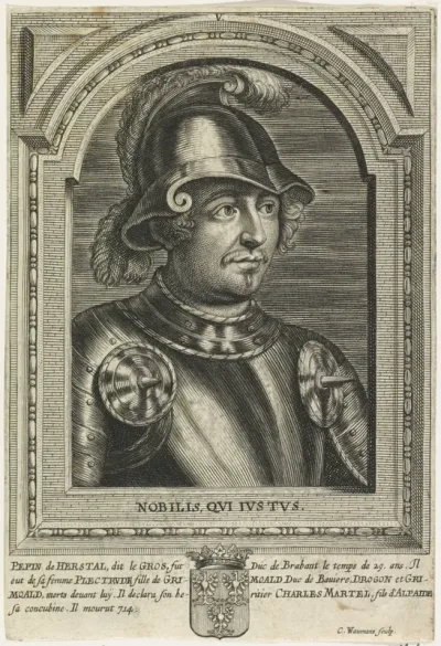 Portret van Pepijn (II) van Herstal