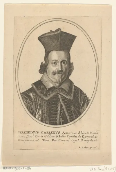 Portret van Peregrinus Carlenius