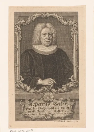 Portret van Peter Becker