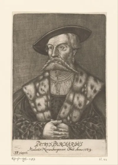 Portret van Peter Burckhard