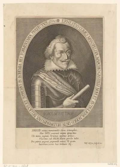 Portret van Peter Ernst von Mansfeld