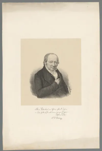 Portret van Peter Friedrich Röding