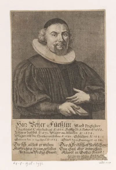 Portret van Peter Fuessli