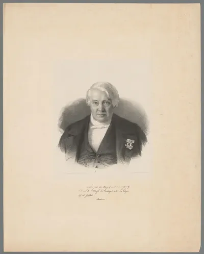 Portret van Peter Heinrich Merkens