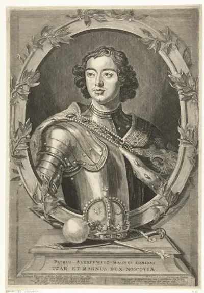 Portret van Peter I de Grote, tsaar van Rusland