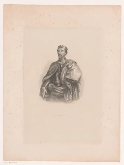 Portret van Peter I, koning van Castilië en Leon