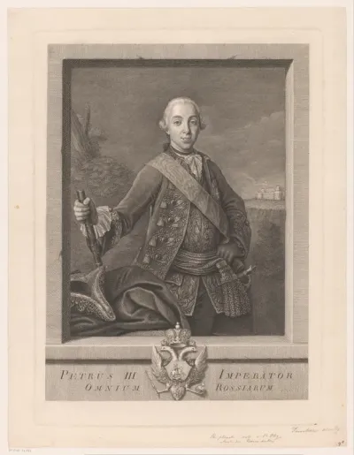 Portret van Peter III van Rusland