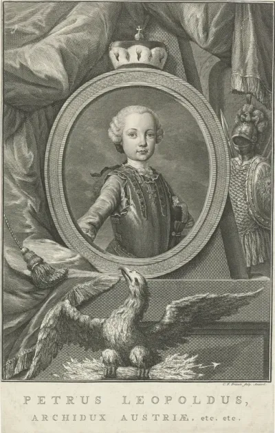 Portret van Peter Leopold, aartshertog van Oostenrijk