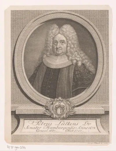 Portret van Peter Lütkens