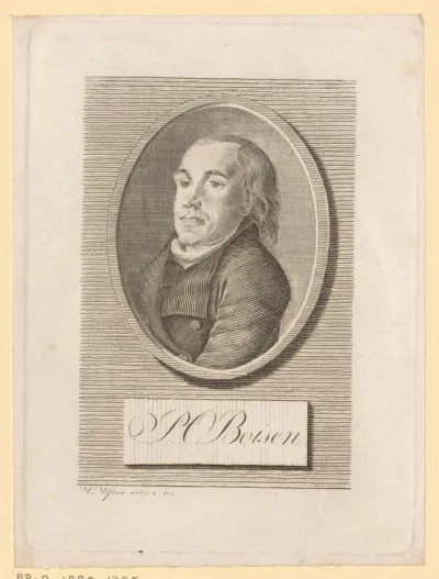 Portret van Peter Outzen Boisen