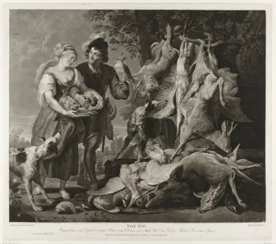 Portret van Peter Paul Rubens en zijn vrouw