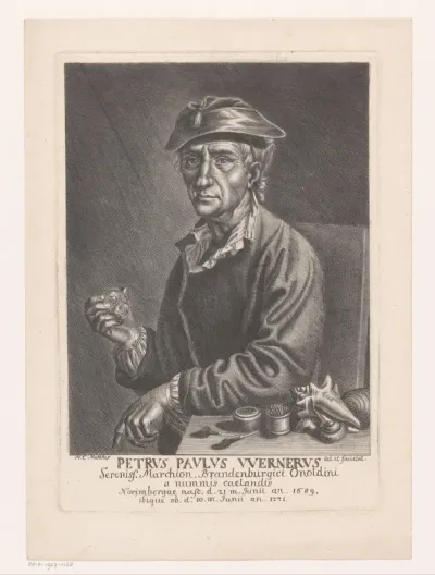 Portret van Peter Paul Werner