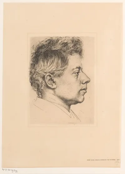 Portret van Peter von Halm