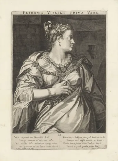 Portret van Petronia