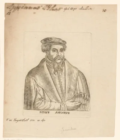 Portret van Petrus Apianus