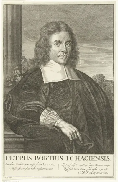 Portret van Petrus Bortius