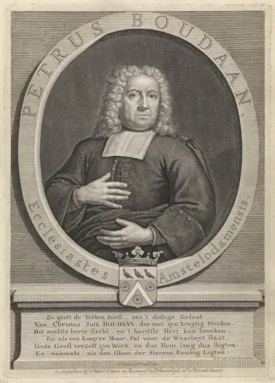 Portret van Petrus Boudaan