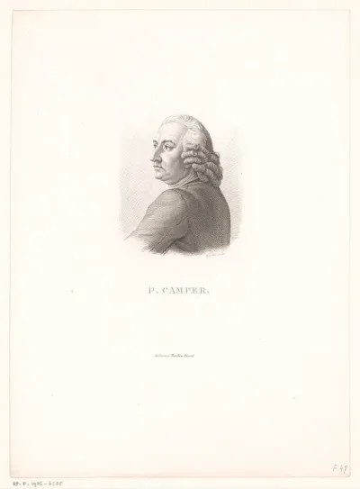 Portret van Petrus Camper