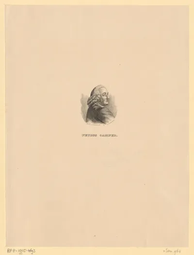 Portret van Petrus Camper