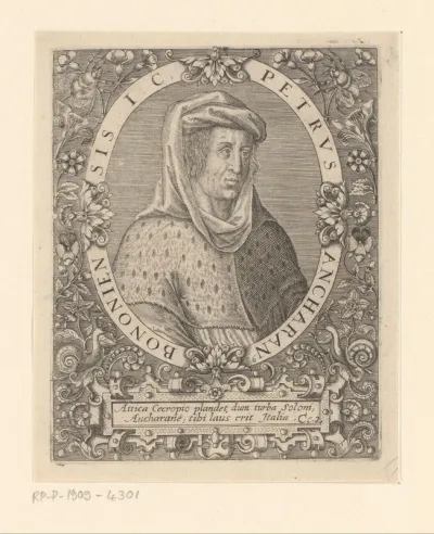 Portret van Petrus de Ancharano