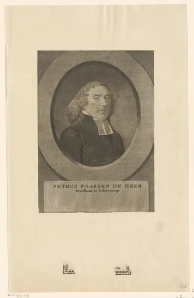 Portret van Petrus Faassen de Heer