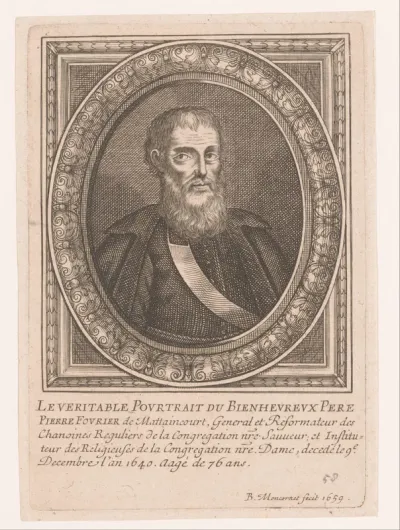 Portret van Petrus Fourier