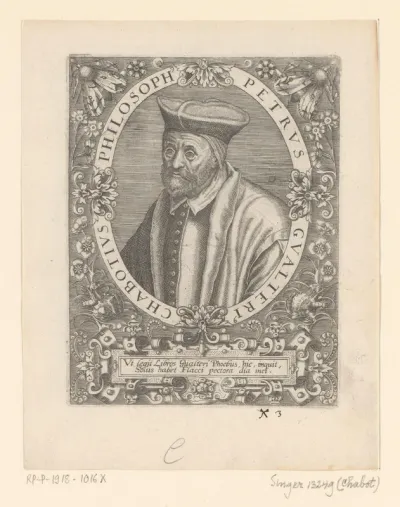 Portret van Petrus Gualterius Chabotius