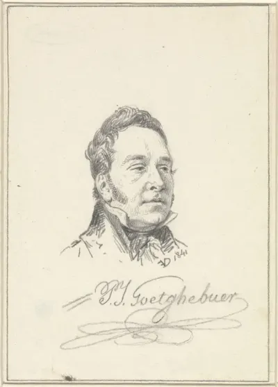 Portret van Petrus Jacobus Goetghebuur