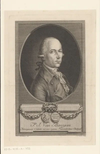 Portret van Petrus Joannes van Bavegem