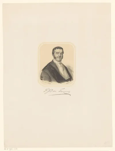 Portret van Petrus Johannes Isaacus de Frémery