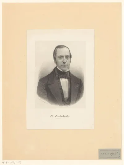 Portret van Petrus Johannes Schotel