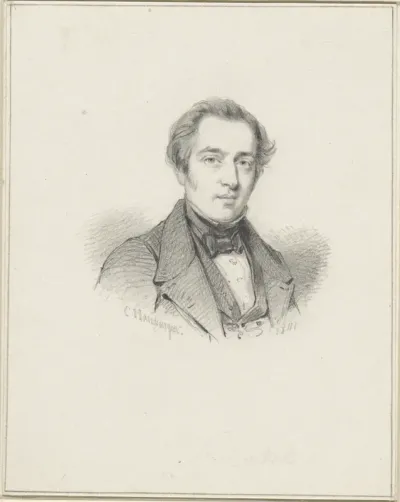 Portret van Petrus Johannes Schotel