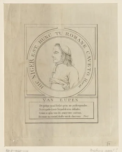 Portret van Petrus Johannes Simon van Eupen