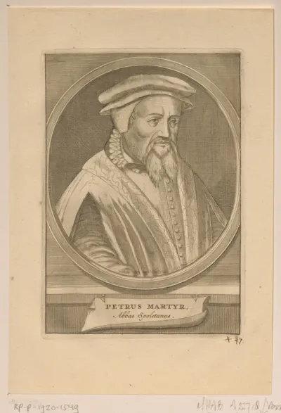 Portret van Petrus Martyr Vermigli