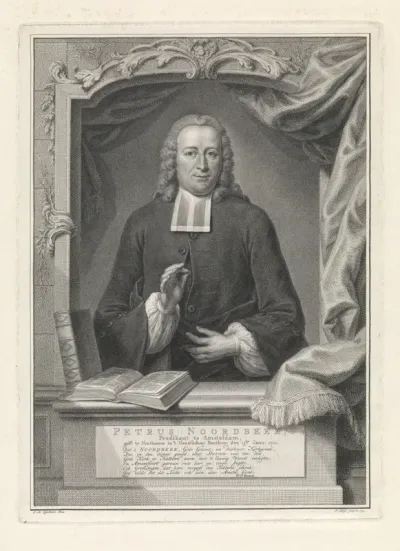 Portret van Petrus Noordbeek