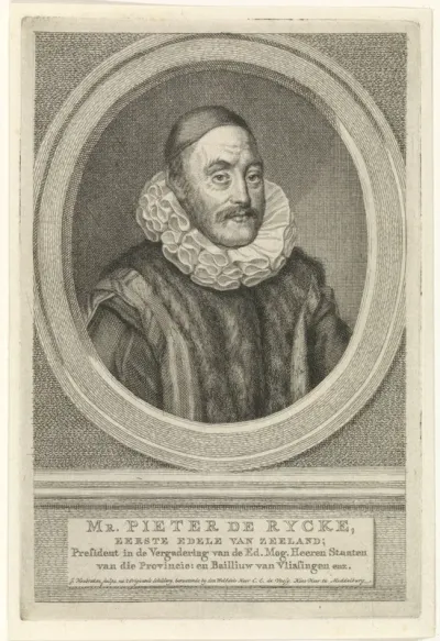 Portret van Petrus Rijcke